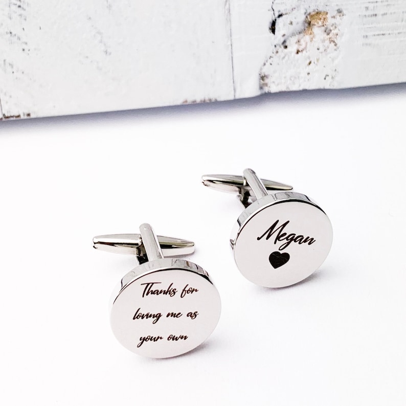 Personalized Cuff Links Wedding Cufflinks Wedding Gift for Etsy