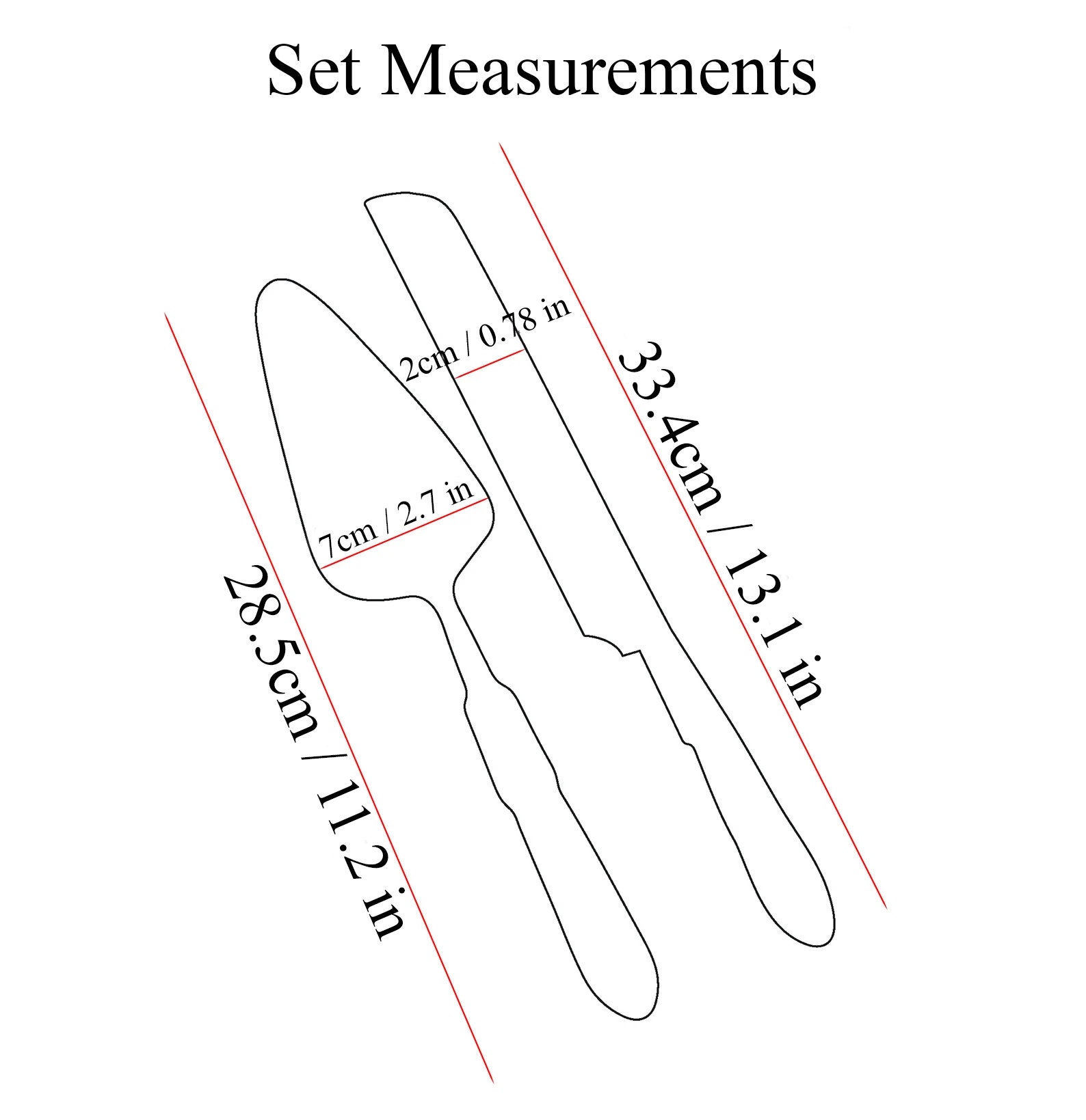 Cake Cutting Set, Engraved Wedding Cake Server Set, Personalized