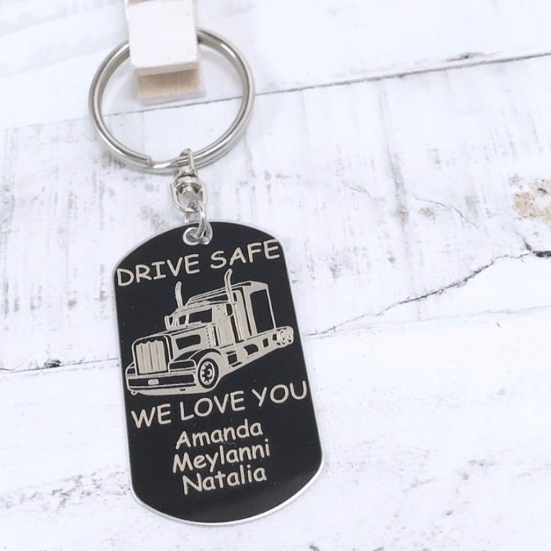 Drive Safe Keychain Drive Safe Dad New Driver Boyfriend Etsy