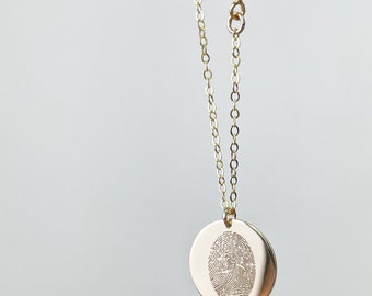 Gold Disc Necklace, Handwritten Necklace, Personalized Jewelry, Handwriting Jewelry, Custom Necklace, Jewelry For Her, Mothers Day