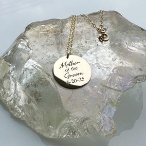 Mother Of The Groom, Necklace For Mother Of The Groom, Mother of the Groom from Bride Gift, Wedding Gifts For Bridesmaids, Custom Necklace