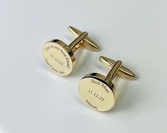 Best Man Gifts, Personalized CuffLinks, Best Man Proposal, Wedding Gift for Best Man, Gifts For Man, Be My Groomsmen