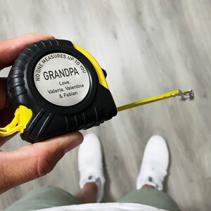 No One Measures Up Personalized Tape Measure, Fathers Day Gift From Daughter, Personalized Gifts For Dad, Handyman Gift