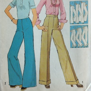 CLEARANCE!!  Simplicity 6108, misses pants, size 8, waist 24, vintage 1970&#39;s sewing pattern
