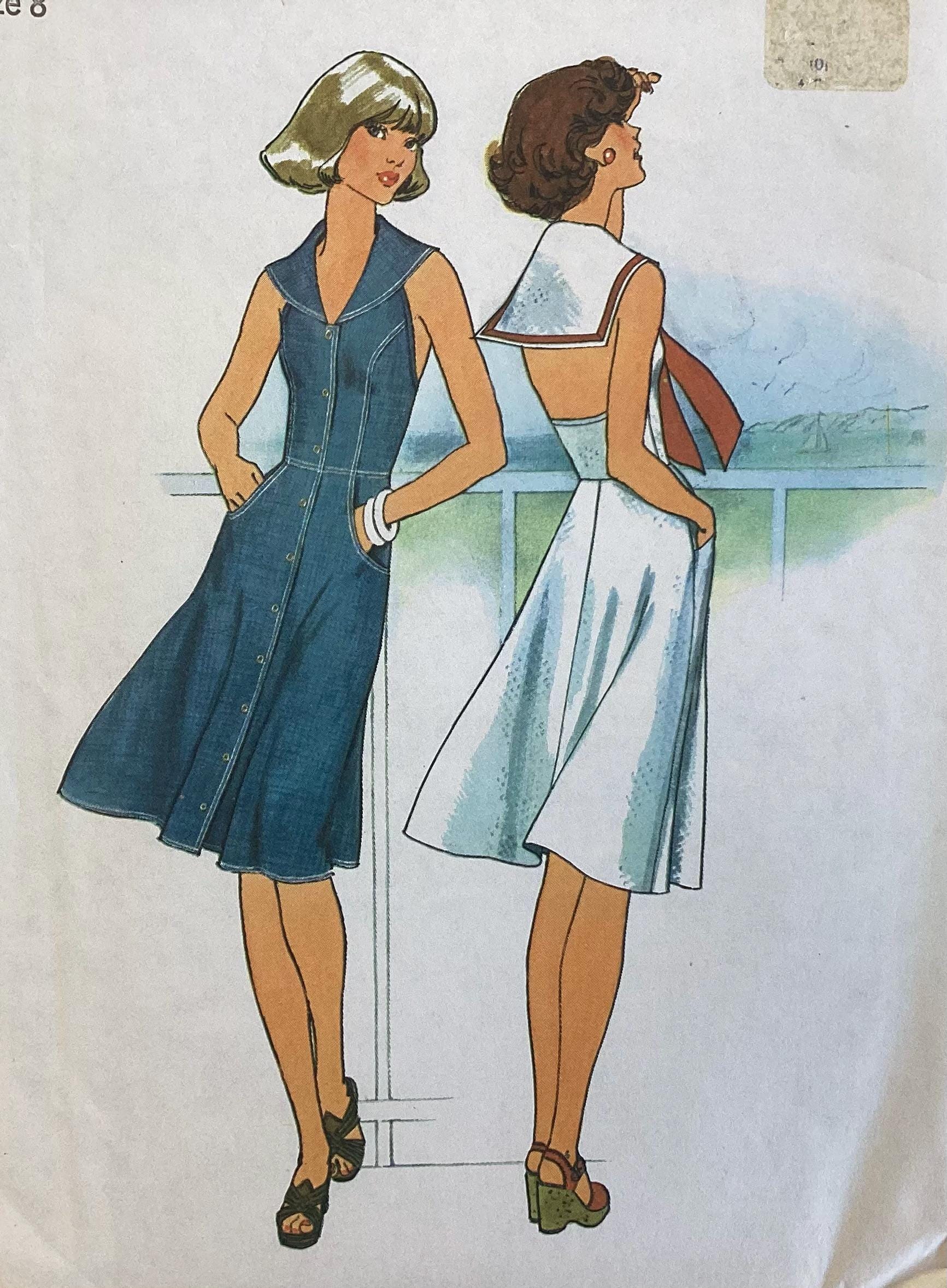 70s Halter Dress S - Etsy