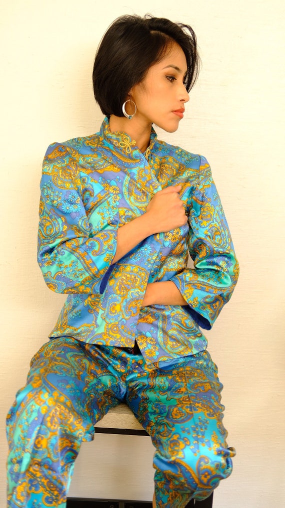 VINTAGE ABSTRACT Psychedelic Suit