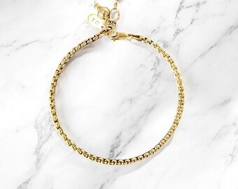Gold gefülltes Fußkettchen. Gold-Fußkettchen. Gold Layered Fußkettchen. Zierliches Fußkettchen für Frauen. Fußkette Geschenk für sie. Gold Fußkettchen nicht trüben.
