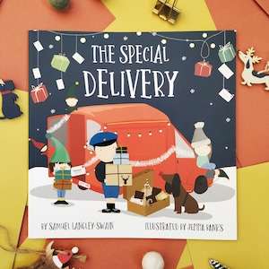 Christmas Children's Picture Book The Special Delivery Christmas Eve Box Filler Gift Christmas Story Book Christmas Stocking Filler image 1