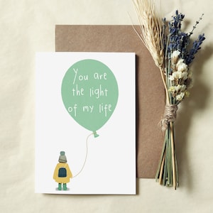 Personalised Custom Text Anniversary Card - Song Lyric Card - Quote Card - Fully Customisable