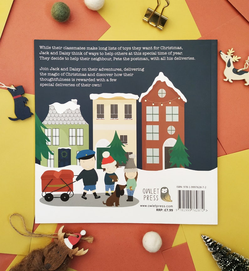 Christmas Children's Picture Book The Special Delivery Christmas Eve Box Filler Gift Christmas Story Book Christmas Stocking Filler image 2