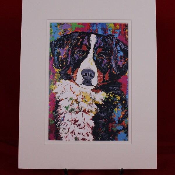 Abstract Dog Art Etsy