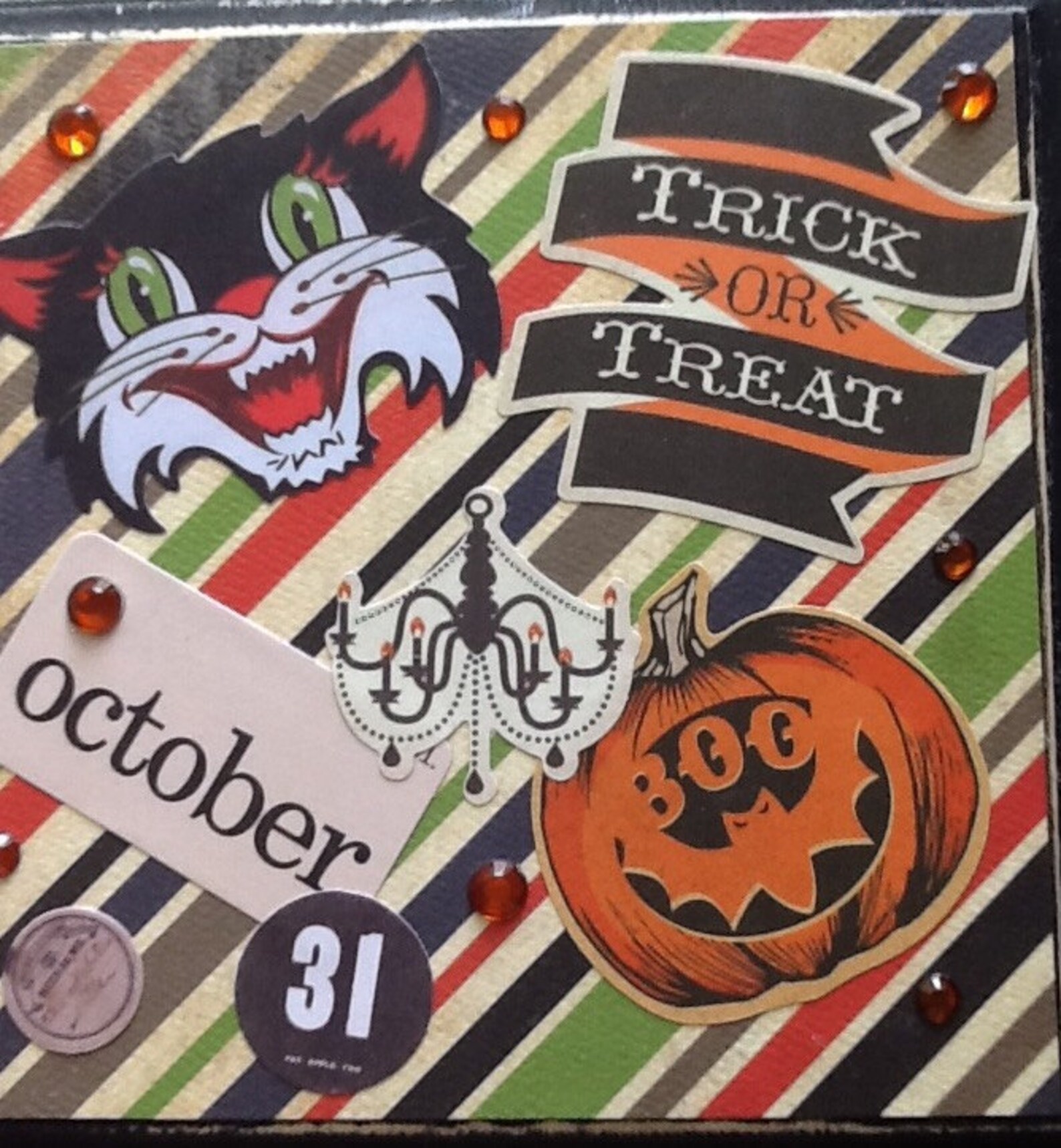 Collage de Halloween rétro Halloween chat diverses Images Etsy