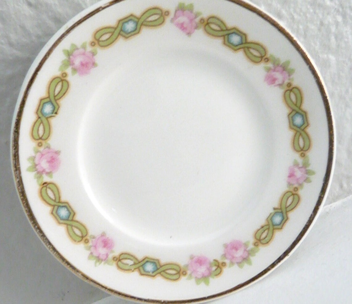 China Tea Bag Plate Trinket Dish or Spoon Rest Etsy