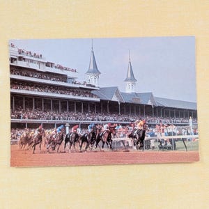 Vintage Unused Postcard From The Kentucky Derby Museum of Churchill Downs