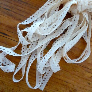 Vintage Cream Colored Ribbon