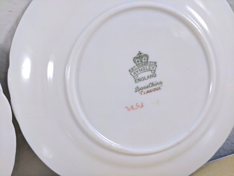 Aynsley Claridge Bone China Bread and Butter Plates Etsy