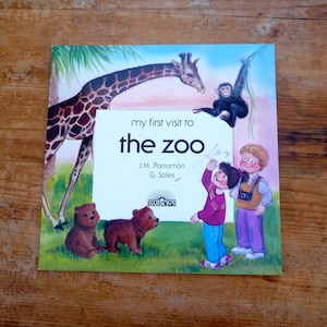 Vintage Children&#39;s Book - My First Visit To The Zoo