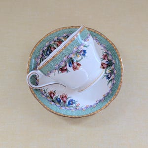 Aynsley England Bone China Tea Cup and Saucer