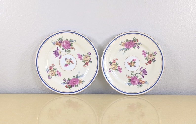 Aynsley Claridge Bone China Bread and Butter Plates Etsy