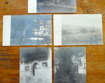Vintage Black and White Photo Postcards