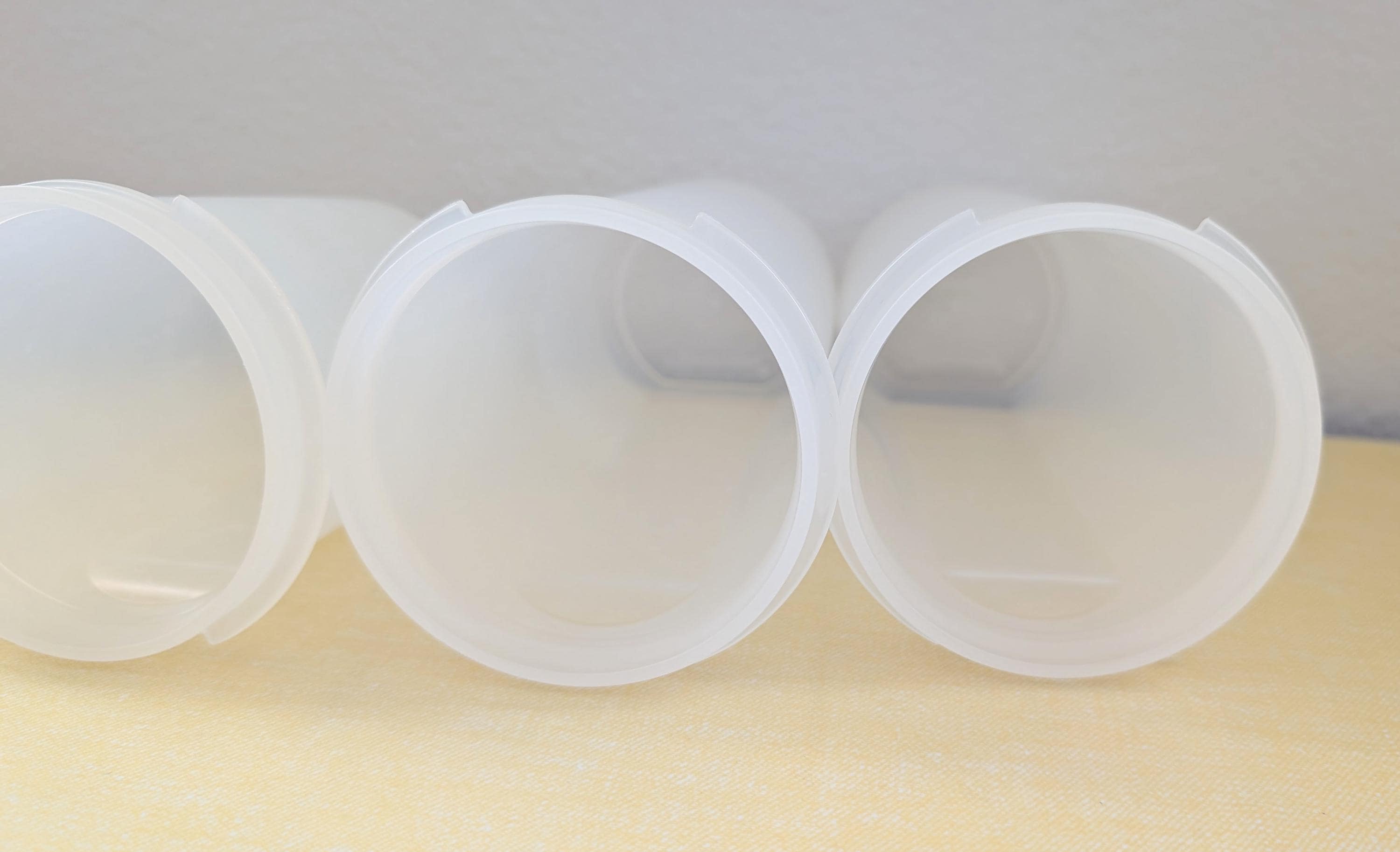 赤い蓋が付いた丸型タッパーウェア容器 3 個セット - Etsy 日本