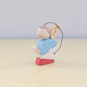 Wooden Choir Angel Christmas Ornament