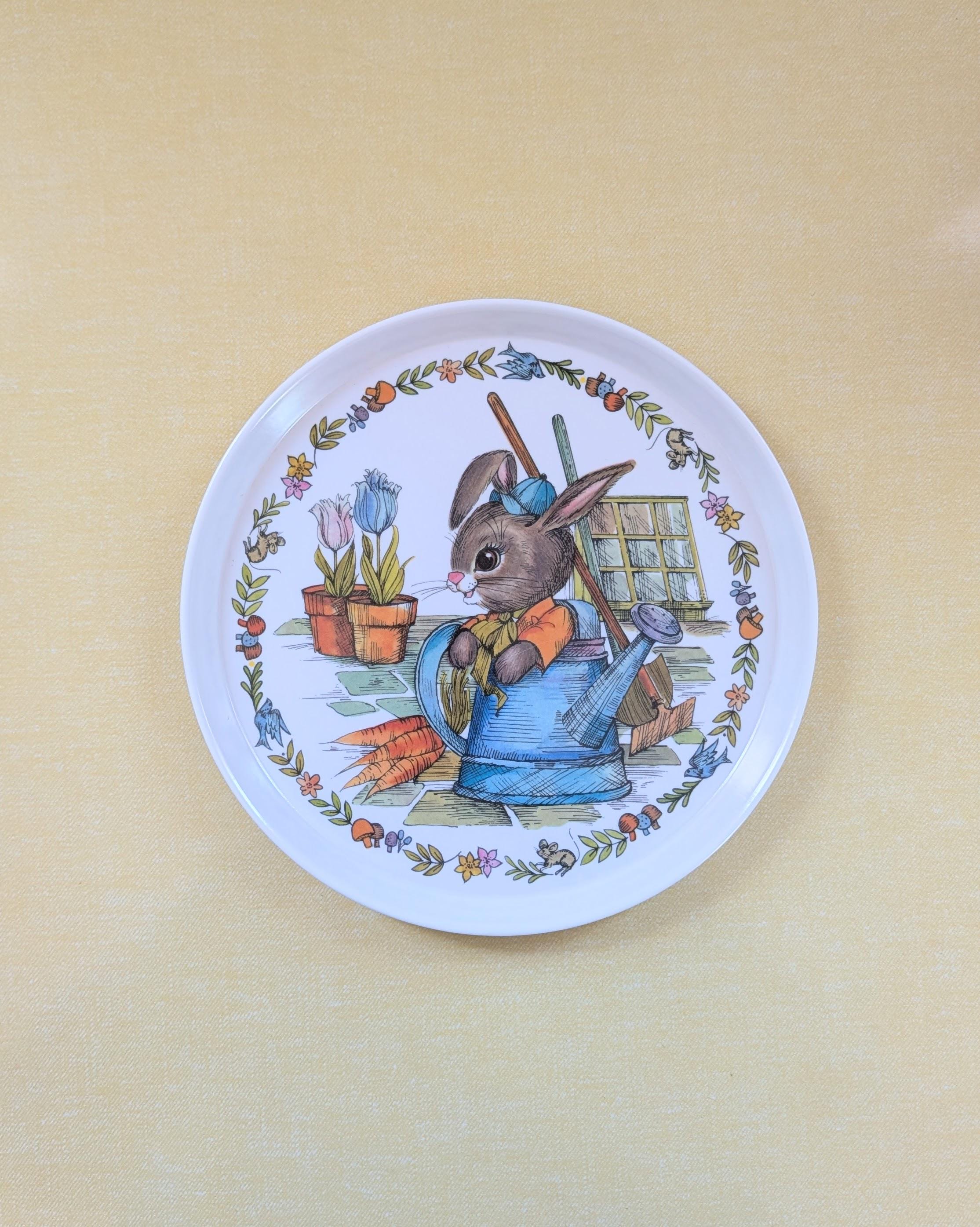 Plastic Peter Rabbit Plate Vintage - Etsy