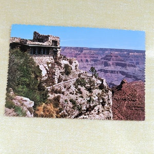 Vintage Unused Postcard of Lookout Studio Grand Canyon National Park, Arizona