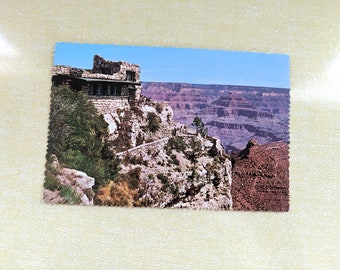 Vintage Unused Postcard of Lookout Studio Grand Canyon National Park, Arizona