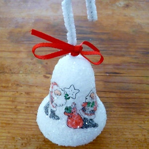 Vintage Christmas Bell Ornament