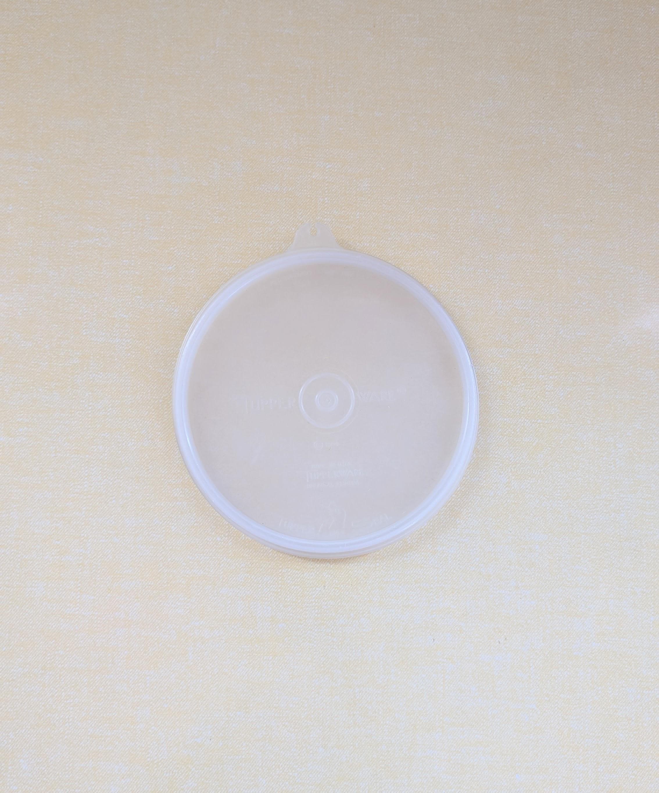 ヴィンテージ タッパーウェア 蓋 丸型 交換用シール (5 1/4インチ