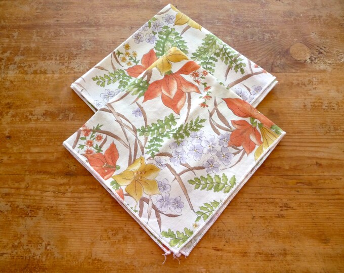 Vintage Cloth Napkins Etsy