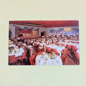 Carte postale vintage non utilisée du Wilbur Clark's Desert Inn Las Vegas Nevada
