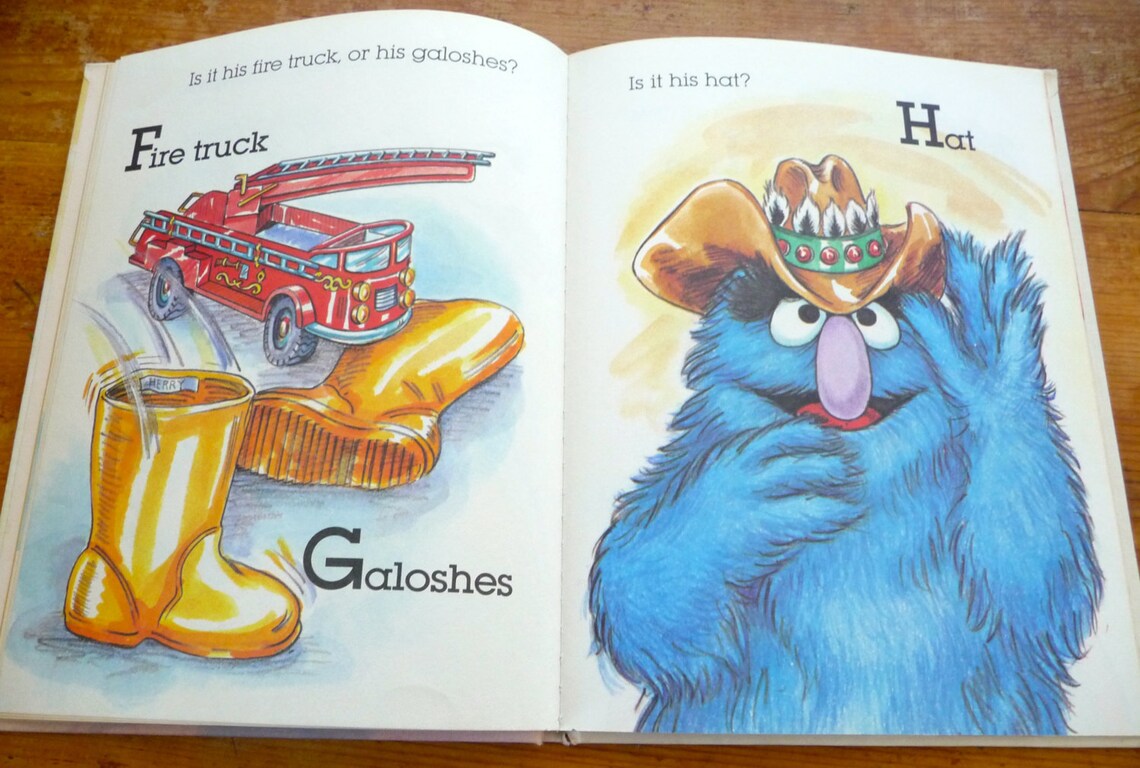 Sesame Street Book ABC Toy Chest Etsy
