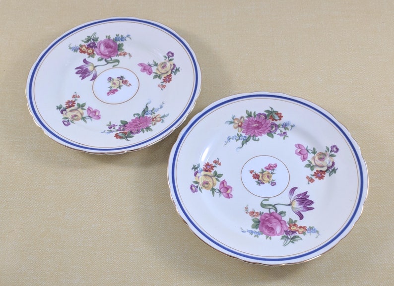 Aynsley Claridge Bone China Bread and Butter Plates Etsy