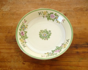 Vintage China Bowl with Floral Design Made in Japan