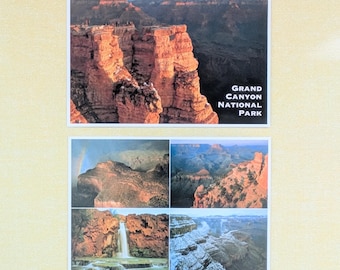 Postales antiguas sin usar del Gran Cañón
