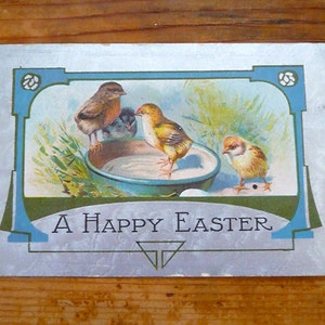 Antique Happy Easter Postcard