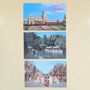 Cartoline d'epoca inutilizzate di Disneyland California