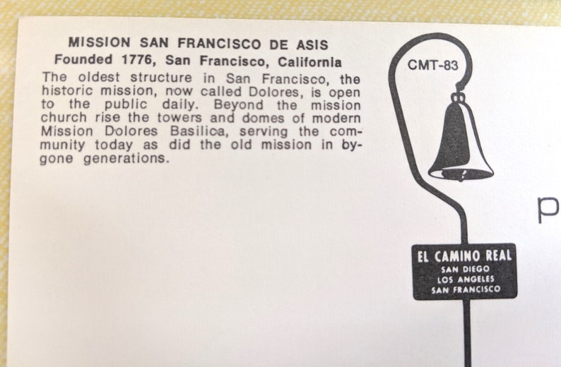 Three Vintage Unused California Mission Postcards Etsy