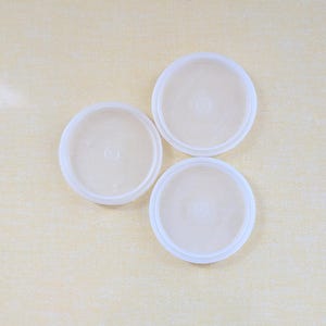 Tupperware Lid, White Tupperware Lid, Tupperware Replacement Lid, Round Tupperware Lid