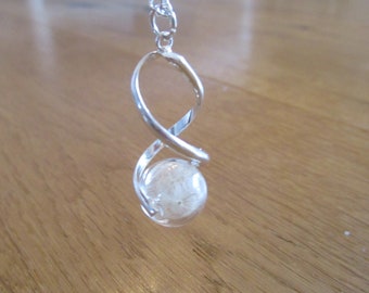 Kette - Spirale - Silber - Pusteblume - wish - Unendlichkeit