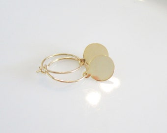 Ohrringe - pure - gold - Sommer - minimalistisch