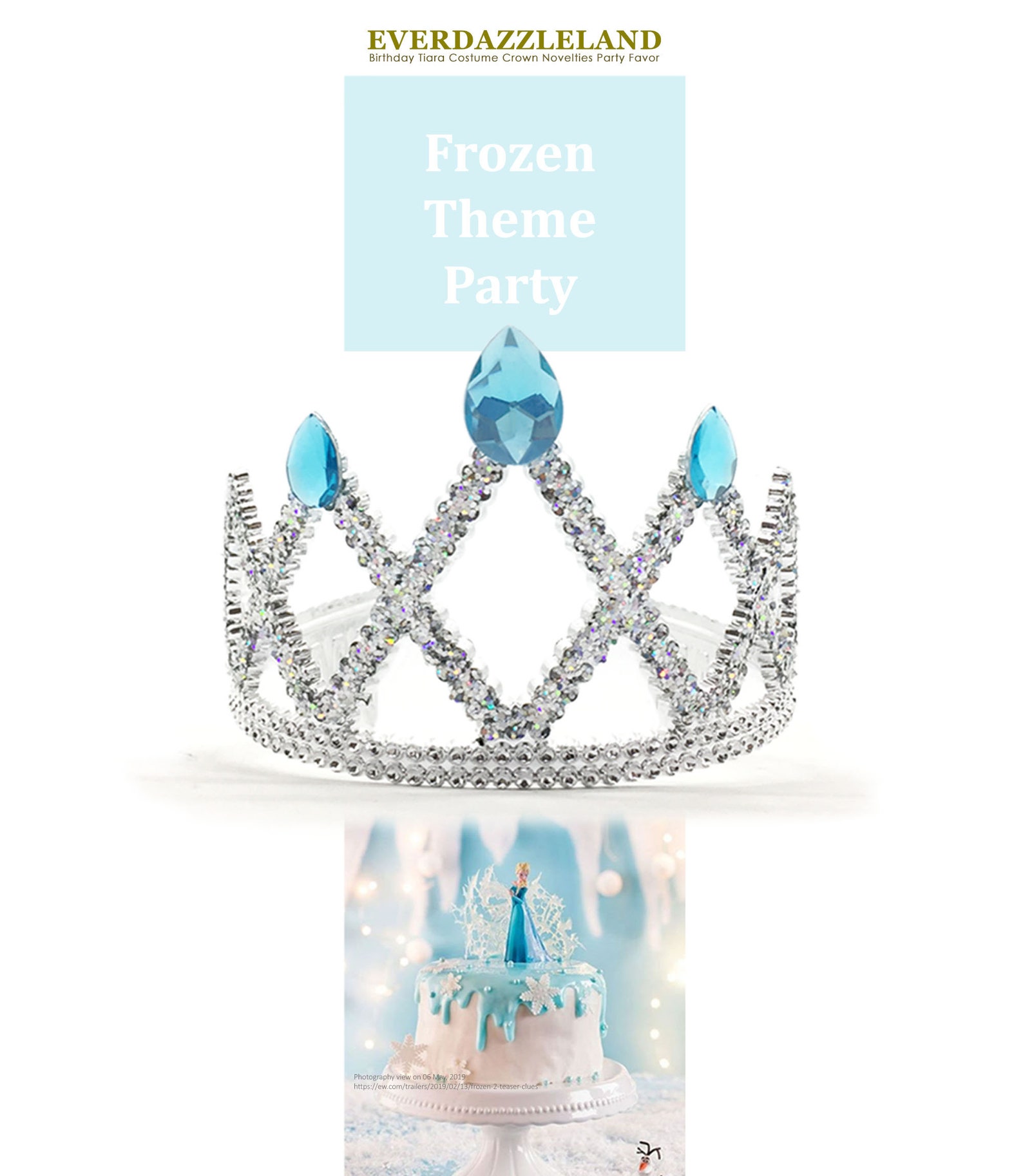 Frozen Princess Tiara Frozen Elsa Tiara Disney Princess Elsa Etsy Canada