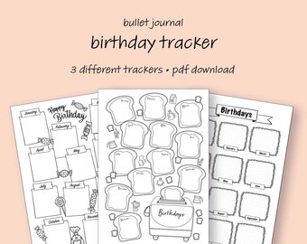 Bullet Journal Printable - Etsy
