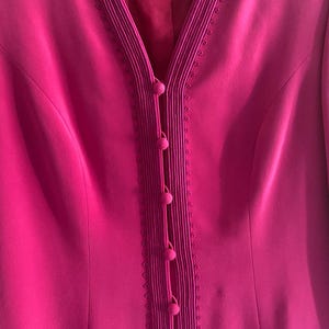 VINTAGE Adrianna Papell Pink Suit NWT 12 image 2