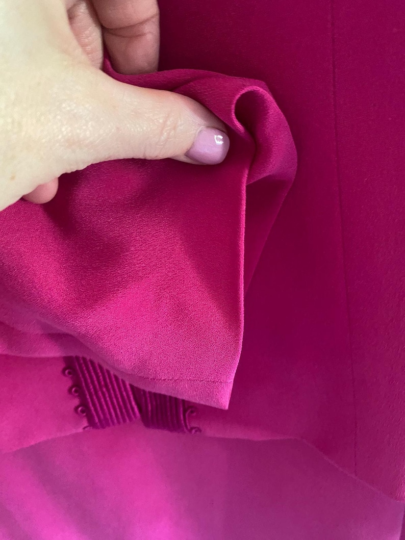 VINTAGE Adrianna Papell Pink Suit NWT 12 image 4