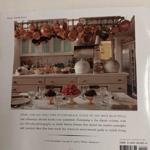Entretenido de Martha Stewart, primera edición de bolsillo de 1998 imagen 4