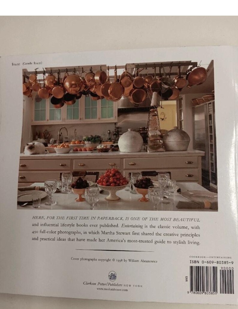 Entretenido de Martha Stewart, primera edición de bolsillo de 1998 imagen 4