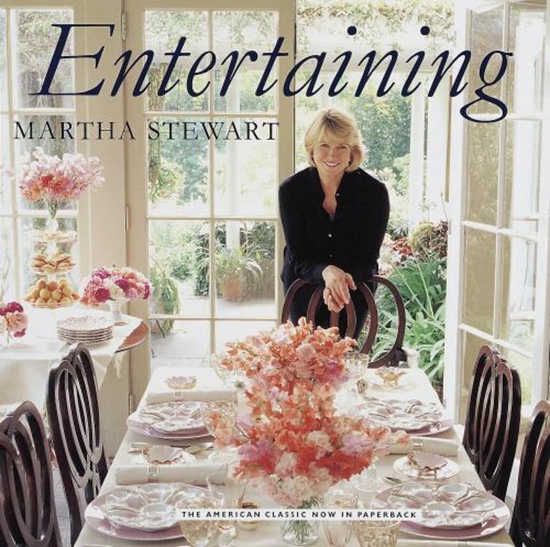 Entretenido de Martha Stewart, primera edición de bolsillo de 1998 imagen 1